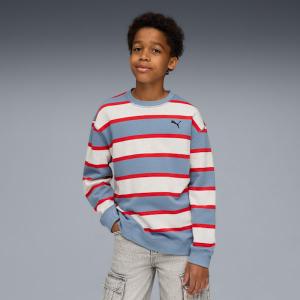 Толстовка с круглым вырезом для больших детей Puma Wardrobe Essentials, синий