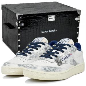 Кроссовки для скейтбординга CLUB C 85 VINTAGE Unisex White с устойчивым к истиранию верхом Reebok, Mist Realm-Gift Box 4