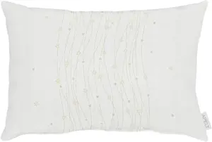 АПЕЛЬТ декоративная подушка "1504", чехол на подушку с наполнителем, 1 шт APELT 35х50 см, цвет goldfarben/natur + Sterne