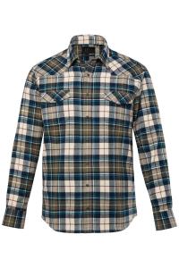 Рубашка на пуговицах классического кроя JP1880, Khaki