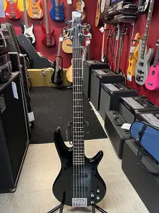 Электрический бас-гитар Ibanez Gio GSR205EXMOL 5-струнный 2010-х годов - черный