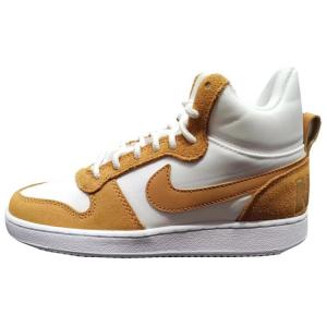 Кроссовки для скейтборда Court Borough женские с низким верхом, белый/желтый Nike