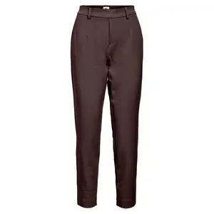 Брюки Object Lisa Slim, коричневый