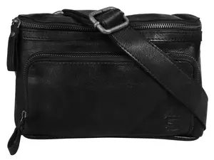 Поясная сумка Spikes & Sparrow, натуральная кожа, черный