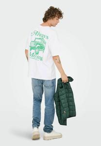 Футболка Only & Sons NATHAN , Bright White/White