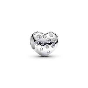 Шарм Pandora Lab-grown Diamond Heart Charm 0.53 carat tw Sterling Silver, стерлинговое серебро