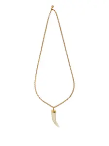 Ожерелье с подвеской в виде рога LUISA SPAGNOLI, золотой