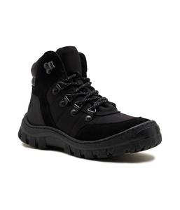 Ботинки детские Boss Kidswear кожаные треккинговые , черный