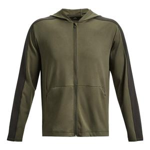 Куртка meridian full-zip jacket 'olive green' Under Armour, зеленый