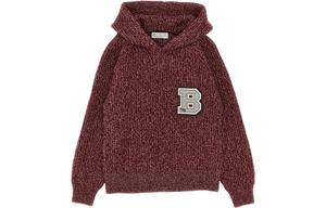 Детский свитер Brunello Cucinelli, коричневый