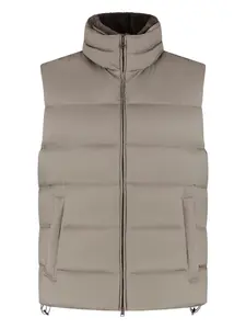 Стёганый жилет на молнии Herno, нейтральный