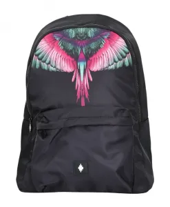 Современный функциональный черный рюкзак Marcelo Burlon, черный