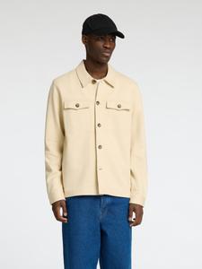 Рубашка на пуговицах Comfort fit SELECTED, бежевый