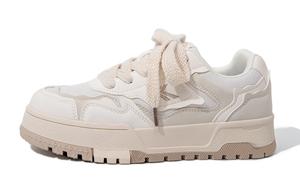 Feiyue Кроссовки для скейтбординга женские, низкие, бежевые