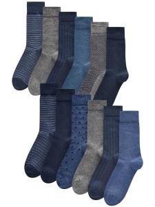 Носки Next, цвет Navy/mottled grey