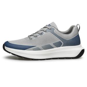 ZRO Амортизирующие нескользящие износостойкие дышащие и легкие мужские низкие кеды серые, цвет Gray