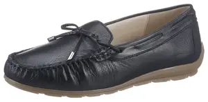 Мокасины Ara "ALABAMA", тапочки, обувь для отдыха с высокой мягкой сменной стелькой шириной G, синий