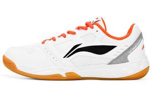 LINING Лининг Лайт Фезер Абразион Резистент Лоу Топ Унисекс Белые Черные Белые Оранжевые+Клинер, цвет White Orange+Cleaner