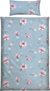 Постельное белье синее 1x 135x200 см + 1x 40x80 см REDBEST