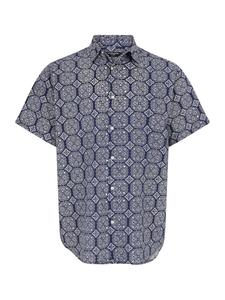 Рубашка на пуговицах Comfort fit Jack & Jones Plus JORSEERSUCKER, сапфировый