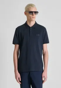 Рубашка-Поло стандартного кроя с 3d-принтом логотипа am cuneo. Antony Morato, Blue-Grey