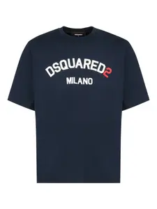 Футболка с логотипом Dsquared2, синий