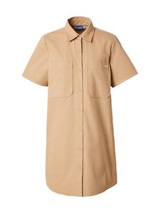 HUGO Платье-рубашка 'Kandira' в бежевом цвете