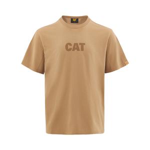 Футболка мужская CAT, темный хаки