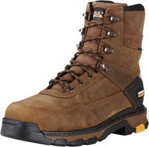 Мужские ботинки ARIAT Intrepid 8 с водонепроницаемым композитным носком- кожаные ботинки, коричневый