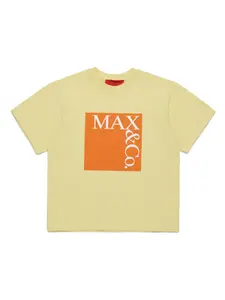 Футболка Icon MAX&Co. Kids, желтый