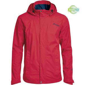 Мужской походный дождевик Maier Sports, цвет warmes rot/schiefergrau/warmes rot