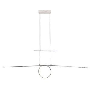 Подвесной светильник Näve Loop Line by Näve, металл - серебро - -пламя - -пламя