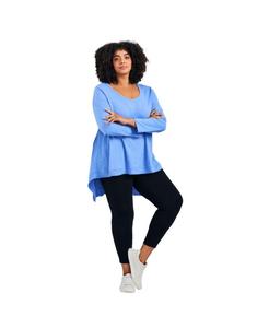 Женская футболка Urban Slub Jersey Tee AVENUE, Wedgewood