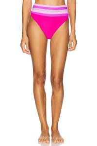 Нижняя часть бикини Millie Beach Riot, raspberry colorblock