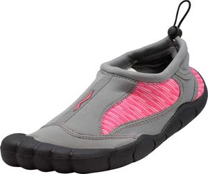 Женские водные туфли NORTY - акваноски для пляжа, лодки и бассейна - модель Skeletoe с эффектом босой ноги - необходимые на круизном лайнере - обувь для походов и кемпинга, розовый/серый