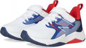 Кроссовки New Balance Kids Rave Run v2 Bungee Lace with Top Strap, цвет Team Royal/White/True Red