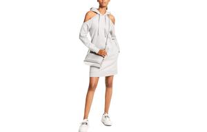 Платье с длинными рукавами женское серое Michael Kors