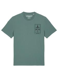 Рубашка Watapparel Tarot Justice, зеленый/темно-зеленый