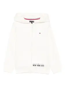Свитер на молнии Tommy Hilfiger Junior, белый