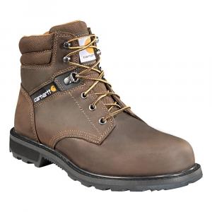 Мужские традиционные рабочие ботинки с рантом 6 дюймов, средний/широкий мягкий носок Carhartt, коричневый
