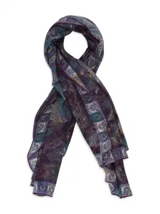 Шарф с принтом пейсли Loro Piana, фиолетовый