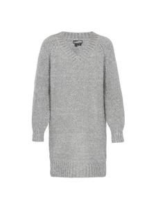 DreiMaster Женское платье серого меланжевого цвета