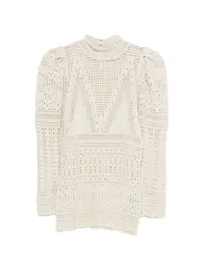 Топ Dahara в технике кроше Isabel Marant, бежевый