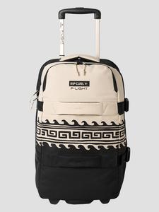 Дорожная сумка Rip Curl F-Light Transit 45L Soleil Travel Bag, black/oatmeal