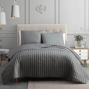 Riverbrook Home Moonstone Комплект одеял и накладок из 3 предметов, цвет Dark Gray