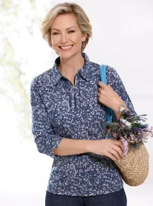 Классическая рубашка-поло "Рубашка" Classic, темно-синий