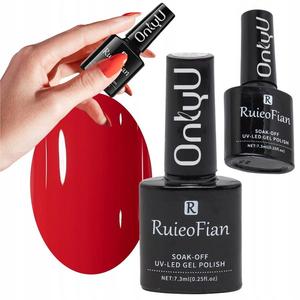 КРАСНЫЙ ГИБРИДНЫЙ ЛАК ДЛЯ НОГТЕЙ ГИБРИДНЫЙ С ГЛЯНЦЕМ УФ-ЛАК OnlyU/L051