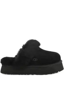 Тапочки Disquette с отделкой из искусственного меха Ugg, черный