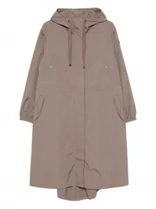 Пальто с капюшоном KENZO, коричневый