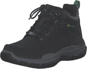 Мужские ботинки Skechers John Deere: Respected - водонепроницаемые кожаные полуботинки на шнуровке средней высоты Landin, черный